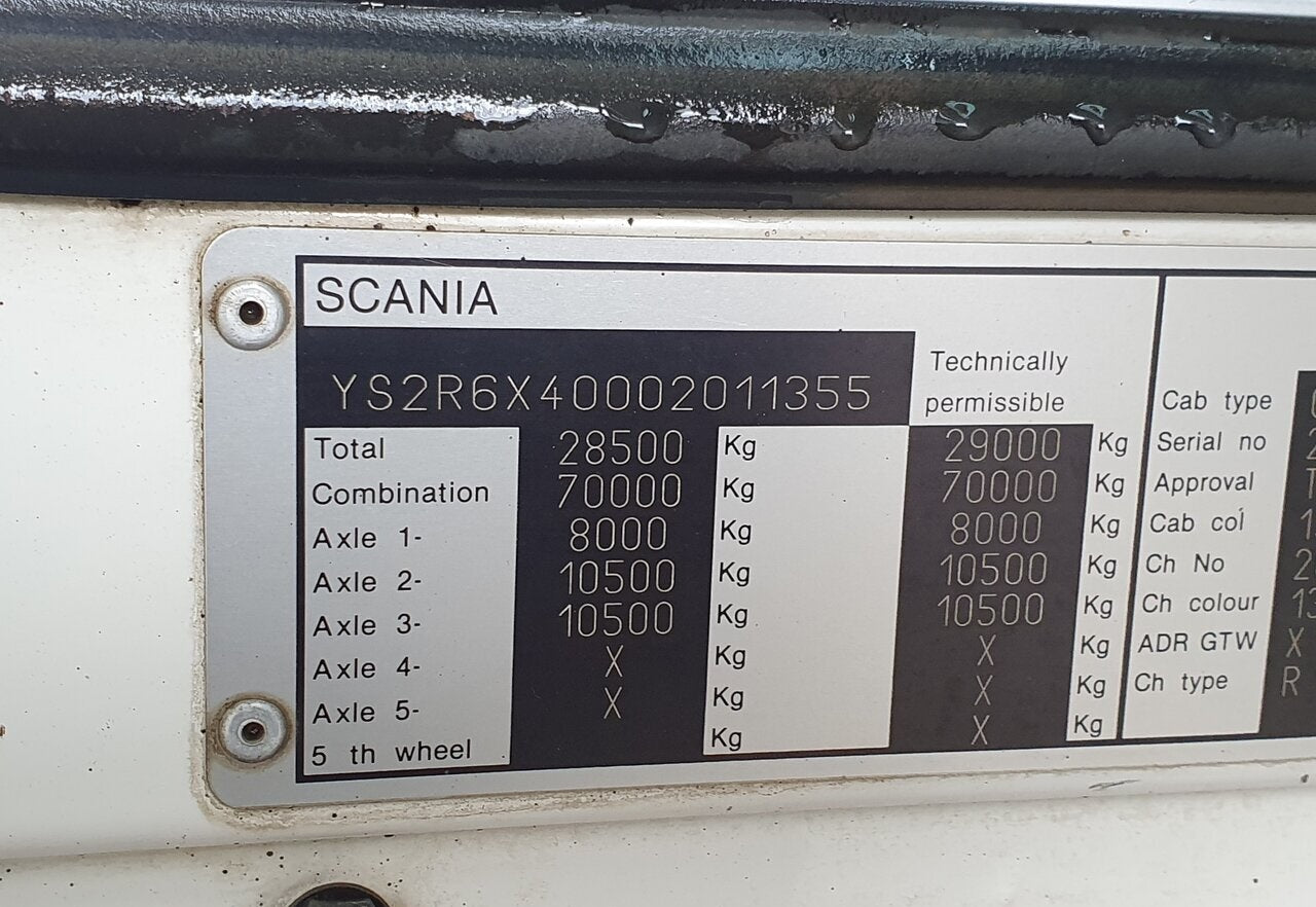 Scania R580 6X4 Tracteur