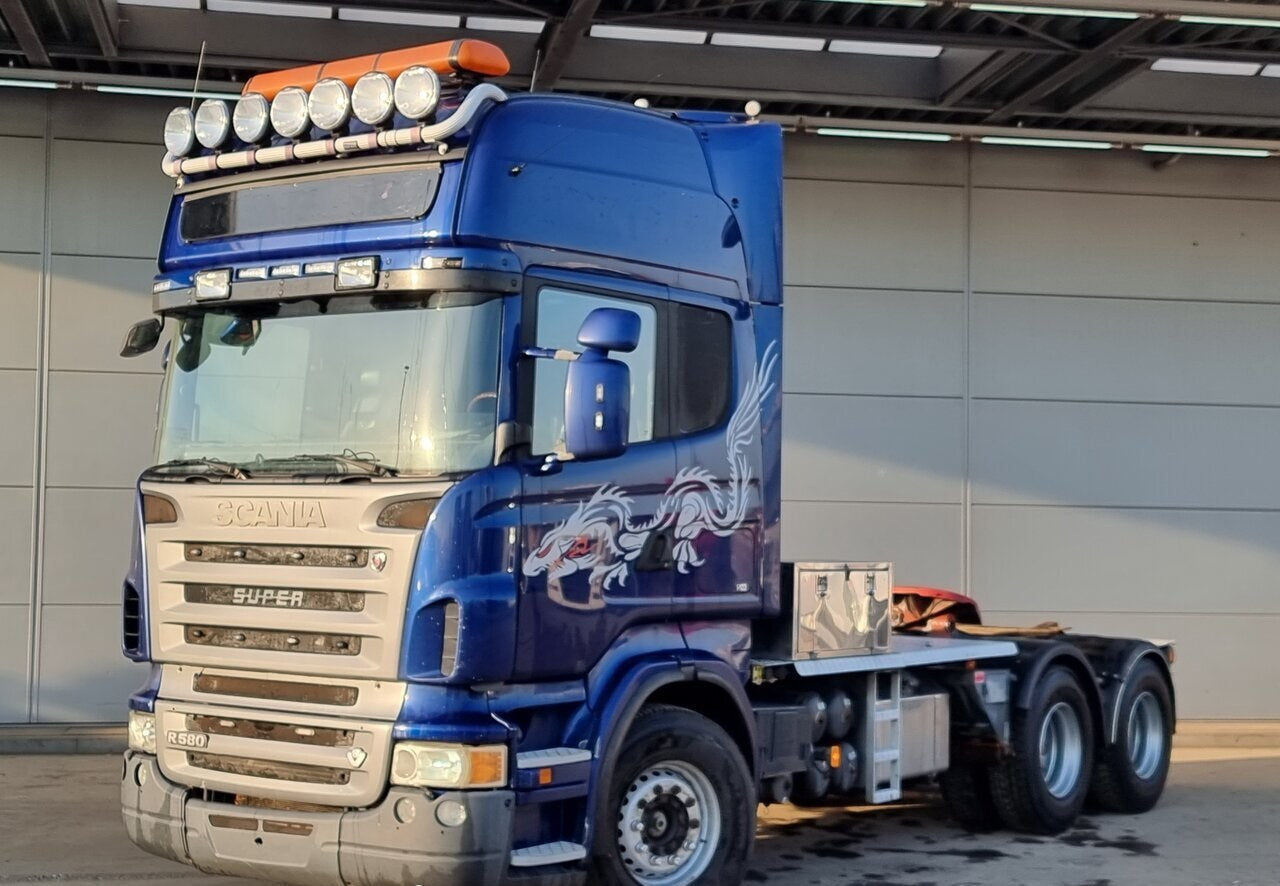 Scania R580 6X4 Tracteur Bleu