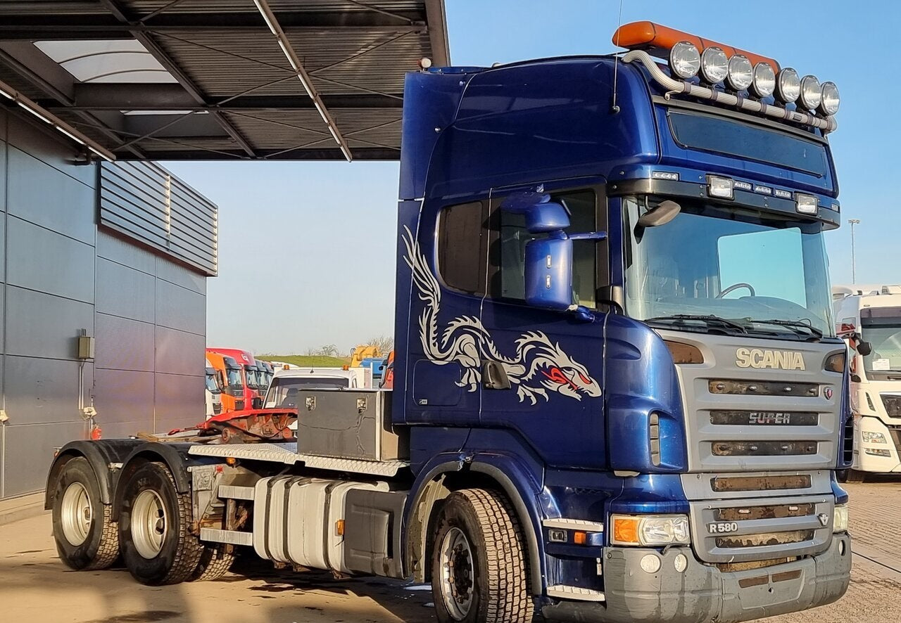 Scania R580 6X4 Tracteur Bleu